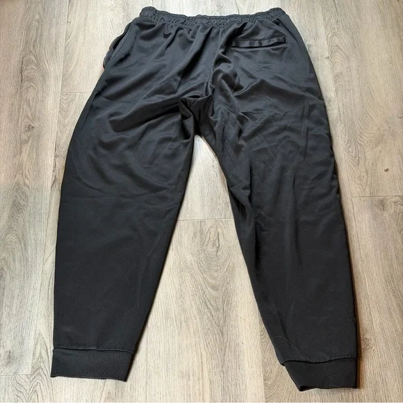 Jordan Track Pants Mens XL Black Tape Side Stripe Joggers Cuffed AQ2696-010 - Picture 2 of 12